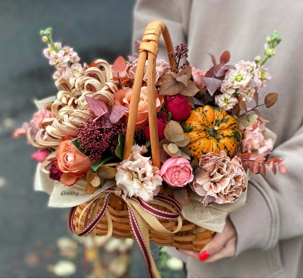 Basket of flowers №3