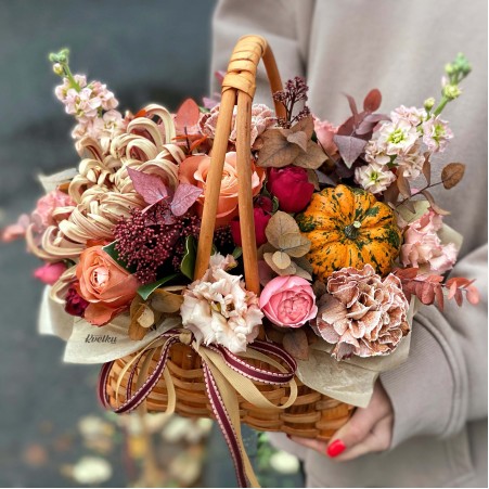 Basket of flowers №3