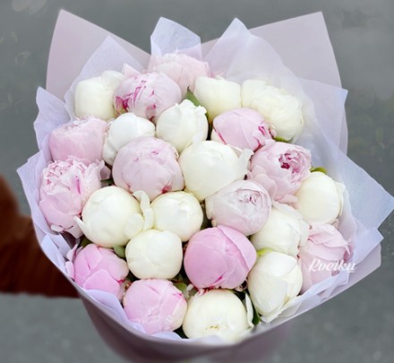 Bouquet of peonies №11 - 25 pcs