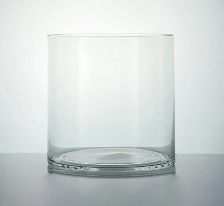 Ваза стеклянная 20⌀ х 20см, прозрачный Ваза стеклянная 20⌀ х 20см, прозрачный