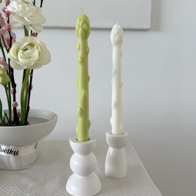 Wax candle - Asparagus